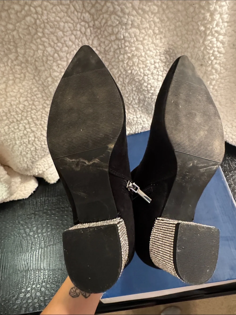 Tabitha black suede